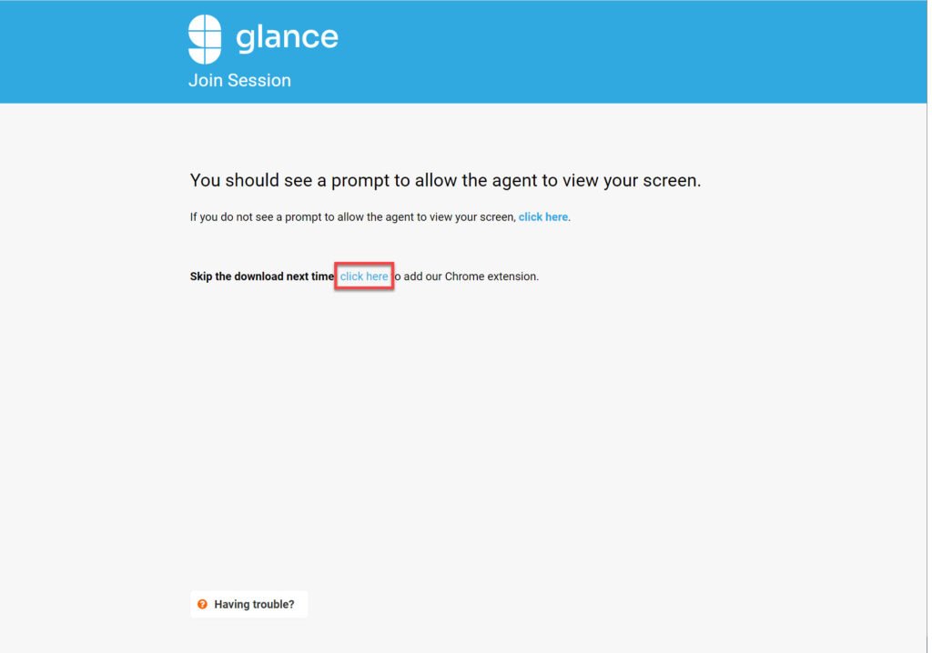 GlanceGuest User Guide